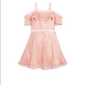 Bardot Junior Girls, Mesh cold Shoulder Dress
